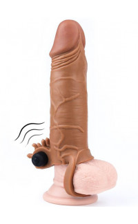 Yoxo Sexy Shop - Guaina Fallica Vibrante Mulatta 16,5 x 4,8 cm 