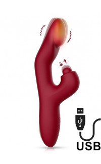 Yoxo Sexy Shop - Vibratore Riscaldante con Stimolazione Clitoridea 15 x 3,2 cm