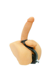 Yoxo Sexy Shop - Anello per Pene e Testicoli con Stimolatore Perineo e Prostata 11,4 x 3,7 cm.