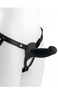 Yoxo Sexy Shop - Fallo Cavo Indossabile H1 per Uomo con Imbracatura 14 x 4,4 cm Nero