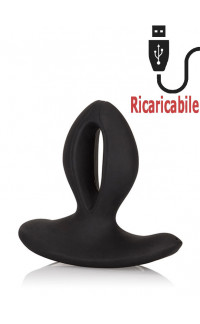 Yoxo Sexy Shop - Cuneo Anale Vibrante Da Passeggio in Puro Silicone 8 X 5 cm - Ricaricabile USB