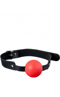 Yoxo Sexy Shop - GUILTY PLEASURE Ball Gag Rossa in Silicone PIENO 4 cm Diametro