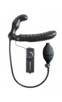 Yoxo Sexy Shop - Strapless Strapon Vibrante Senza Lacci con Fallo interno Gonfiabile