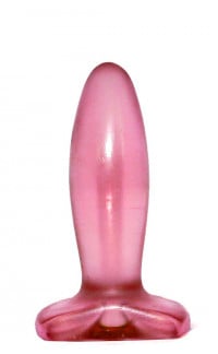 Yoxo Sexy Shop - Plug Joy Cuneo Anale in Jelly Small Rosa 10,5 X 3 cm.
