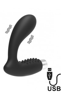 Yoxo Sexy Shop - Vibratore per Prostata Nero 11 cm Ricaricabile con USB