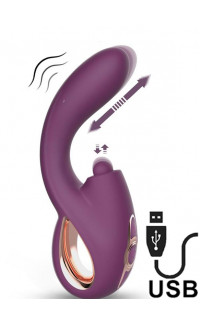 Yoxo Sexy Shop - Vibratore Vinca con Effetto Spinta e Stimolazione Clitoridea 14 x 3,6 cm