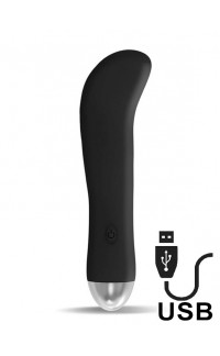 Yoxo Sexy Shop - Vibratore Ragon in Silicone 11,5 x 3 cm Ricaricabile con USB Nero