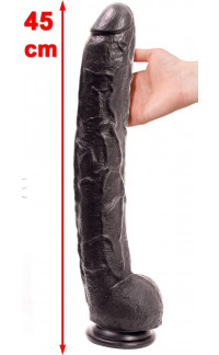 Yoxo Sexy Shop - Fallo Dildo Gigante Rambone Nero Doc Johnson 45 X 6 cm.