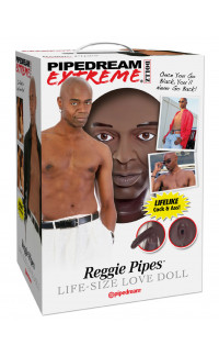 Yoxo Sexy Shop - Bambolo Gonfiabile con Fallo Africano Reggie Pipes PIPEDREAM