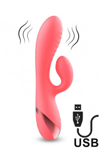 Yoxo Sexy Shop - Vibratore Rabbit Lea USB Ricaricabile Rosa 10 x 3,5 cm