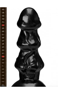 Yoxo Sexy Shop - Dildo Gigante Shuttlecock in Flexxx Skin 25,5 x 10 cm. Nero