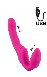 Yoxo Sexy Shop - Fallo Indossabile Pinky per Donna Doppia Vibrazione USB Ricaricabile