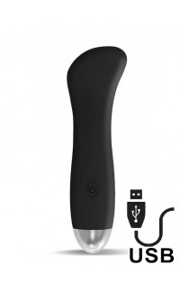 Yoxo Sexy Shop - Vibratore Phana in Silicone  11,5 x 3 cm Ricaricabile con USB Nero