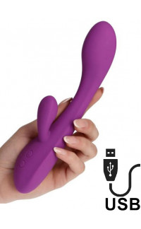 Yoxo Sexy Shop - Vibratore Rabbit Elys Convex Purple 21,2 x 3,7 cm.