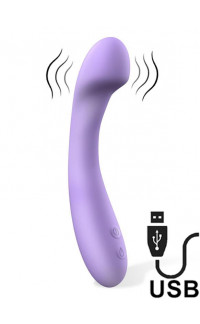 Yoxo Sexy Shop - Vibratore Flessibile per Punto G in Silicone Ricaricabile con USB 19 x 4 cm