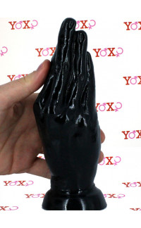 Yoxo Sexy Shop - One Hand - Mano con Dita a Freccia per Fisting 20 x 6 cm. Nero