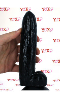Yoxo Sexy Shop - Cucumdick - Dildo Anale a Forma di Cetriolo 18 x 4,1 cm. Nero