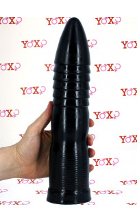 Yoxo Sexy Shop - Rundstag - Dildo Anale Gigante 34 x 7,5 cm. Nero