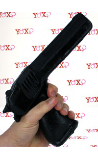 Yoxo Sexy Shop - Gun - Dildo Anale a Forma di Pistola 22,5 x 3,6 cm. Nero