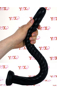 Yoxo Sexy Shop - Dixon - Gut Snake Dildo Flessibile a Spirale 49,5 x 3,5 cm. Nero