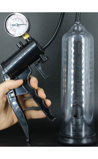 Yoxo Sexy Shop - Omaggio Sviluppatore Pene A Pompa Professionale Con Manometro 20 x 5,7 Cm.