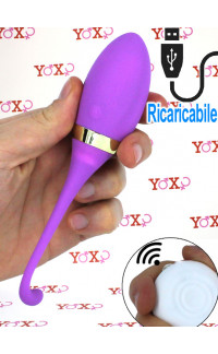 Yoxo Sexy Shop - Ovulo Vibrante Telecomandato Wireless Cora 9 x 3,8 cm.