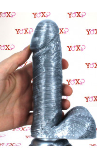 Yoxo Sexy Shop - Ben Dover - Fallo Realistico Morbido e Flessibile 17,5 x 4,5 cm. Argento