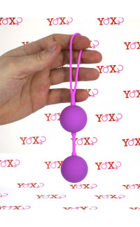 Yoxo Sexy Shop - Sfere Vaginali in Puro Silicone Rosa 19 X 3,5 cm.