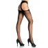 LEG AVENUE Collant Velato Nero Aperto - Taglia Unica Elasticizzata (Tg.36-48) - 0