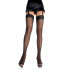 LEG AVENUE Calze a Rete con Autoreggente FISHNET - Taglia Unica Elasticizzata (Tg.38-48) - 0