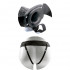 Fallo Strap-on Realistico Real Rapture Cavo Nero con Testicoli per Uomo o Donna 20,5 x 5 cm. - 0