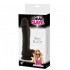 Fallo Realistico Morbido e Flessibile Real Safe Berry in Puro Silicone Nero 23,4 x 4,8 cm. - 0
