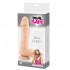 Fallo Realistico Morbido e Flessibile Real Safe Berry in Puro Silicone Chiaro 23,4 x 4,8 cm. - 0