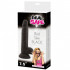 Fallo Realistico Morbido e Flessibile Real Safe Berry in Puro Silicone Nero 19 x 3,7 cm. - 0