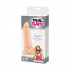 Fallo Realistico Morbido e Flessibile Real Safe Squat in Puro Silicone Chiaro 18,8 X 4,4 cm. - 1