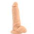Fallo Realistico Morbido e Flessibile Real Safe Squat in Puro Silicone Chiaro 18,8 X 4,4 cm. - 0