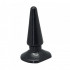 Cuneo Anale morbido Nero 10 x 3,2 cm. - 1