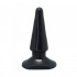 Omaggio Plug Anale Timeless Jelly Nero 8,5 x 3,2 cm. - 2