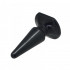 Omaggio Plug Anale Timeless Jelly Nero 8,5 x 3,2 cm. - 4