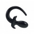Plug Anale Timeless Doggystyle Nero 37 x 5 cm. - 0