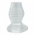 Cuneo Anale Timeless Anal Stretcher Trasparente 11 x 4 cm. - 0
