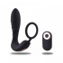 Cuneo Anale Vibrante Telecomandato con Anello Fallico 12 x 3,5 cm. - 0