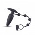 Cuneo Anale in Puro Silicone con Anello Fallico Vibrante 12 x 3,5 cm. - 1