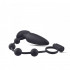 Cuneo Anale in Puro Silicone con Anello Fallico Vibrante 12 x 3,5 cm. - 3