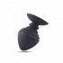 Cuneo Anale Gigante in Puro Silicone Nero 10 x 6 cm. - 1