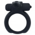 Anello Fallico Vibrante Timeless Vibring Nero 4 cm. - 1