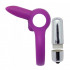 Anello Fallico Vibrante Timeless Stretchy Ring Viola 3,5 cm. - 7