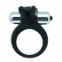 Anello Fallico Vibrante Timeless Stretchy Ring Nero 3,5 cm. - 1