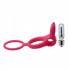 Anello Fallico Vibrante Timeless Dual Ring Rosa 3,5 cm. - 2