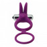 Anello Fallico Vibrante Timeless Dual Ring Viola 3,5 cm. - 1